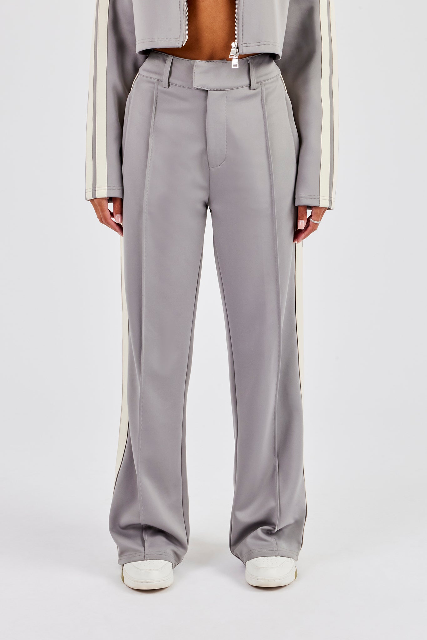 Tailored Taping Trouser - Grey
